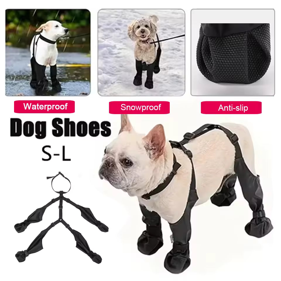 Waterproof Dog Boots – Outdoor Protective Shoes for Corgis, Poodles, Bulldogs, Frenchies & More