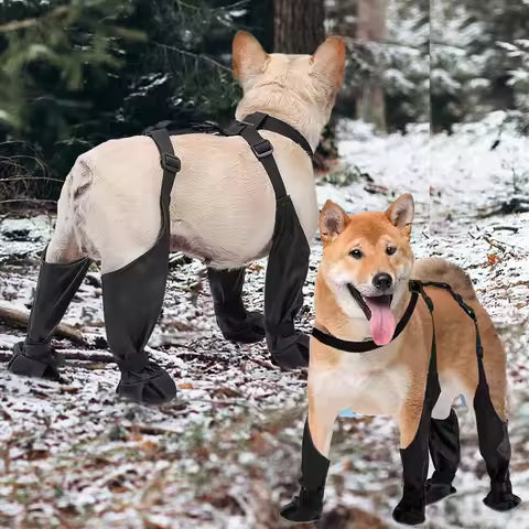 Waterproof Dog Boots – Outdoor Protective Shoes for Corgis, Poodles, Bulldogs, Frenchies & More