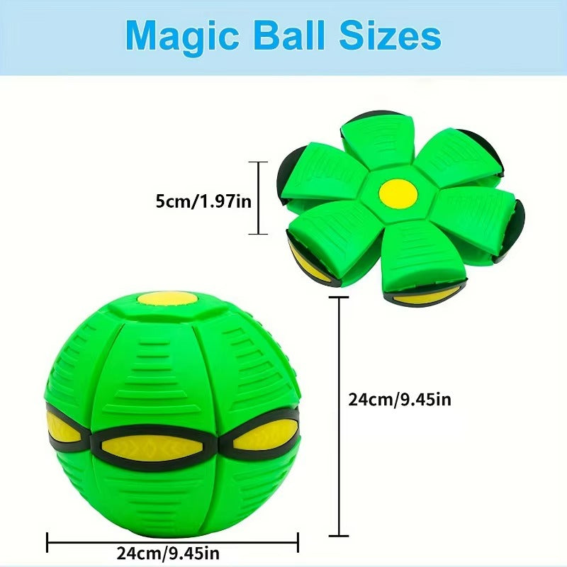 Pet UFO Ball – Interactive Dog Toy, Outdoor Training & Fun Deformable Ball