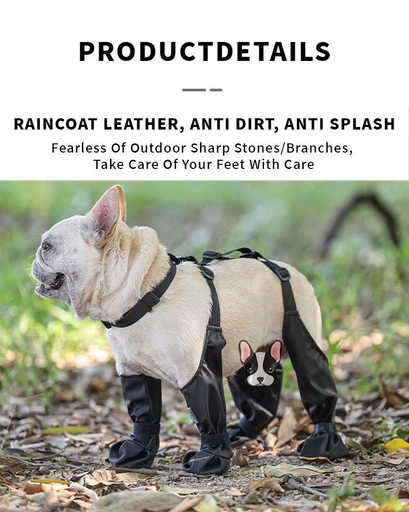 Waterproof Dog Boots – Outdoor Protective Shoes for Corgis, Poodles, Bulldogs, Frenchies & More