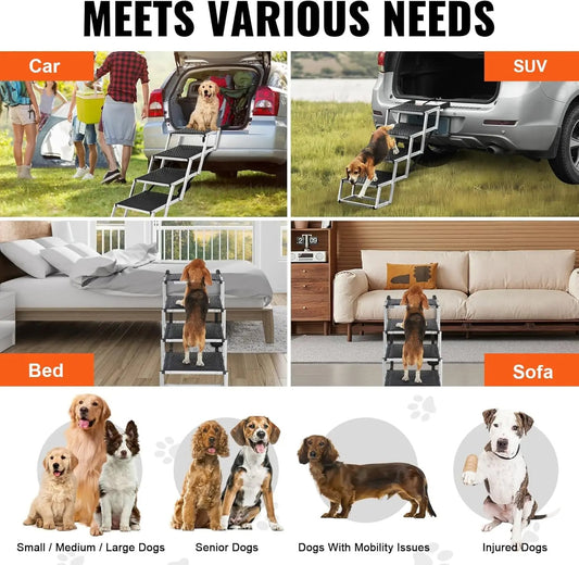 Folding Dog Ramp with Nonslip Surface