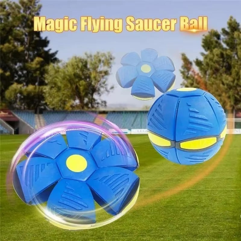 Pet UFO Ball – Interactive Dog Toy, Outdoor Training & Fun Deformable Ball