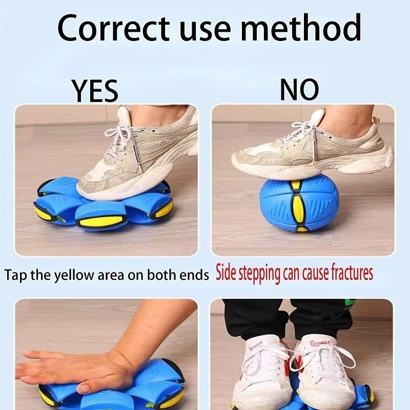 Pet UFO Ball – Interactive Dog Toy, Outdoor Training & Fun Deformable Ball