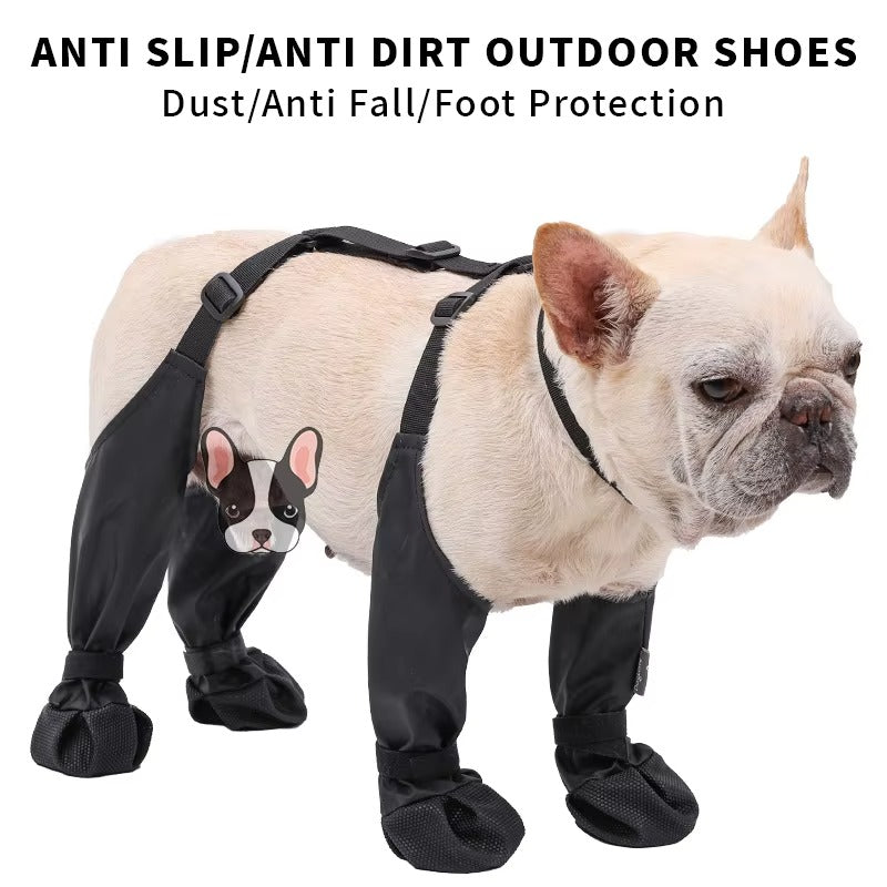 Waterproof Dog Boots – Outdoor Protective Shoes for Corgis, Poodles, Bulldogs, Frenchies & More